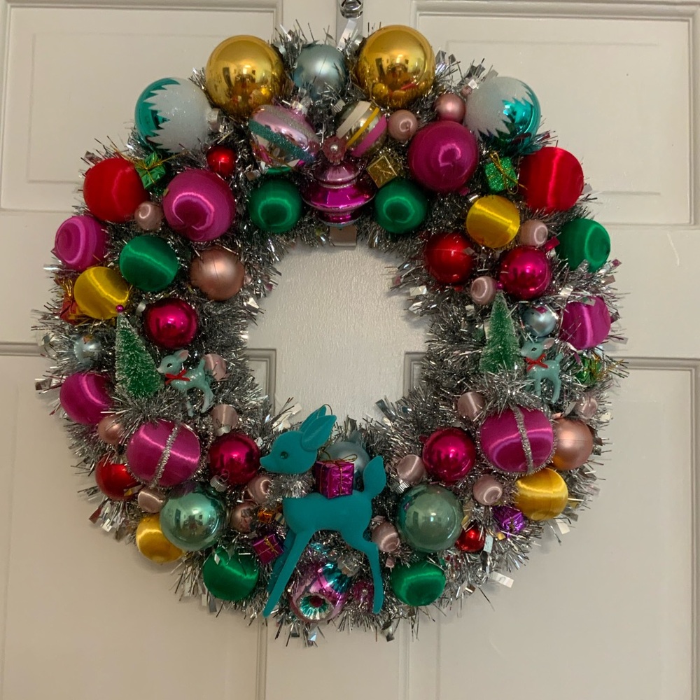 Festive Multicolor Holiday Wreath